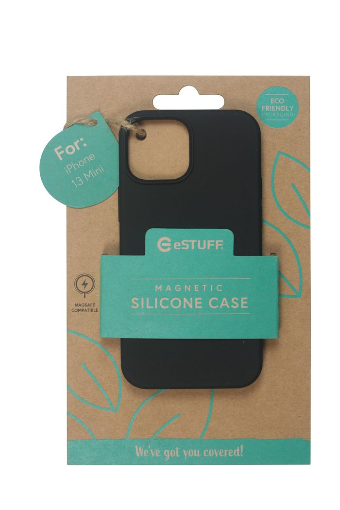 eSTUFF Magnetic Silicone Cover for iPhone 13 mini – image 6