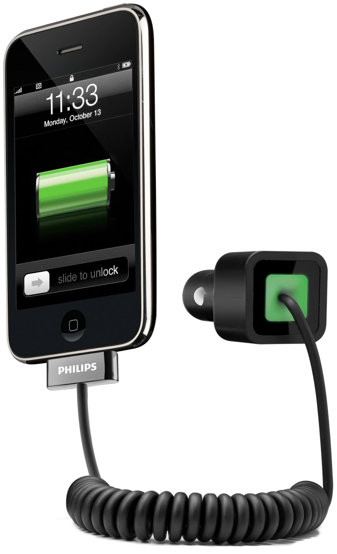 Philips DLM55557/10 mobile device charger Smartphone Black Cigar lighter Auto