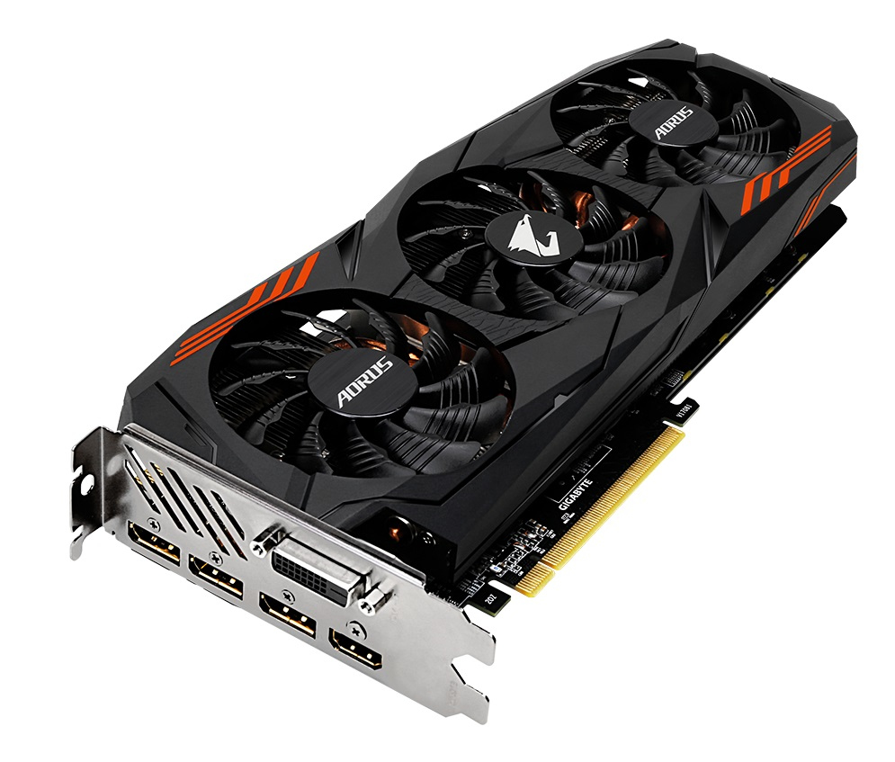 GIGABYTE AORUS GV-N107TAORUS-8GD graphics card NVIDIA GeForce GTX 1070 Ti
