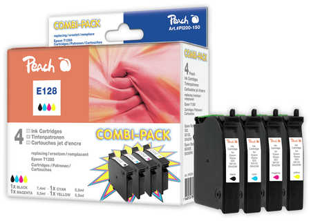 Peach 314096 ink cartridge 4 pc(s) Black, Cyan, Magenta, Yellow