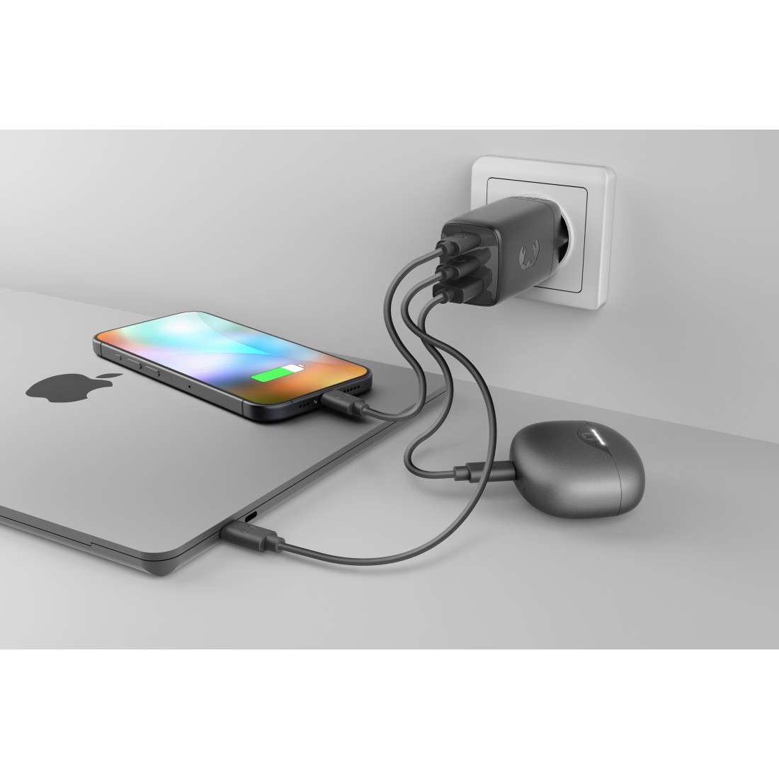 Hama 00232965 mobile device charger Smartphone, Tablet, Laptop, Headset, Headphones Dark Grey AC Fast charging Indoor – image 5