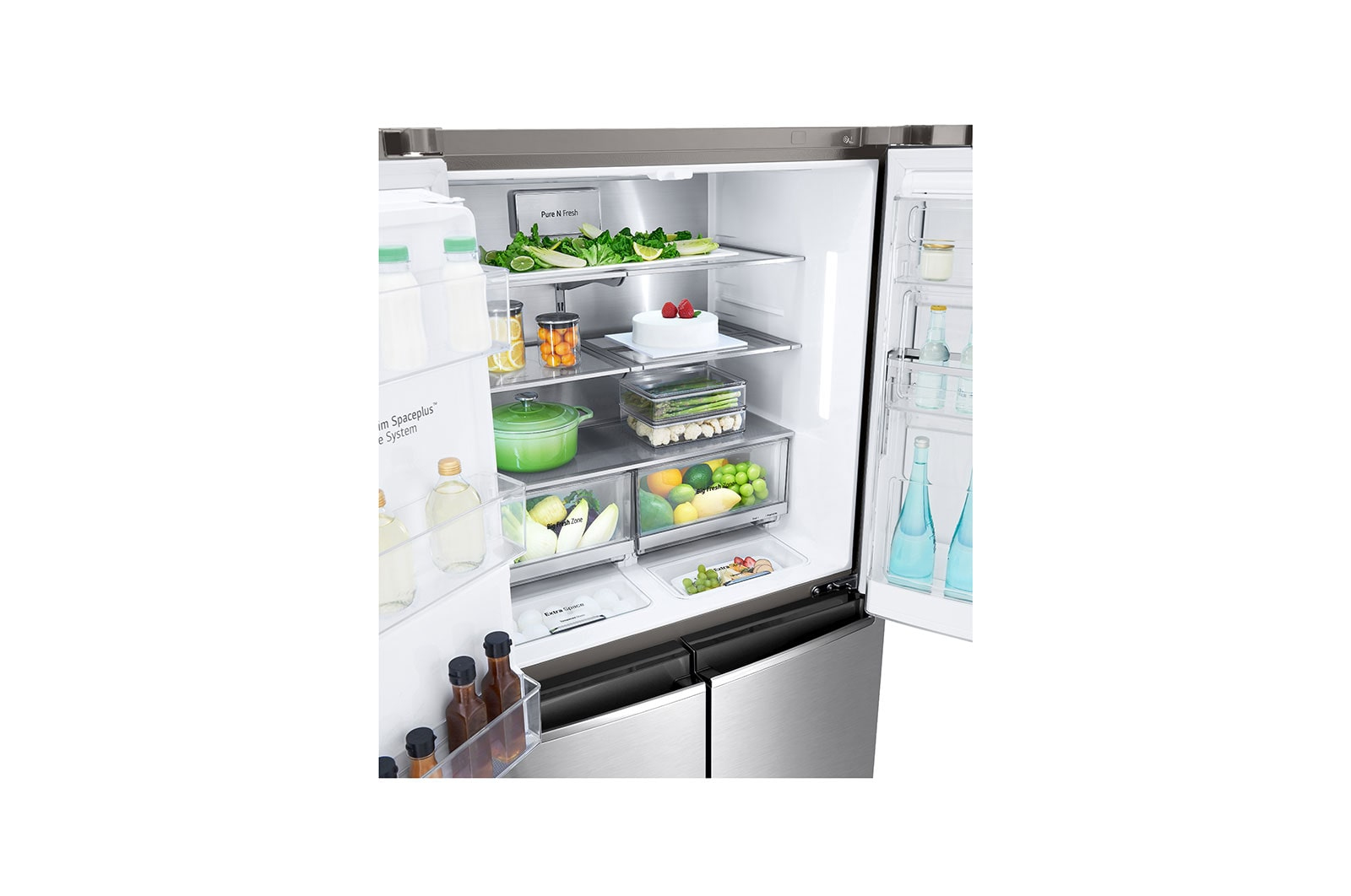 LG GMJ945NS9F side-by-side refrigerator Freestanding – image 8