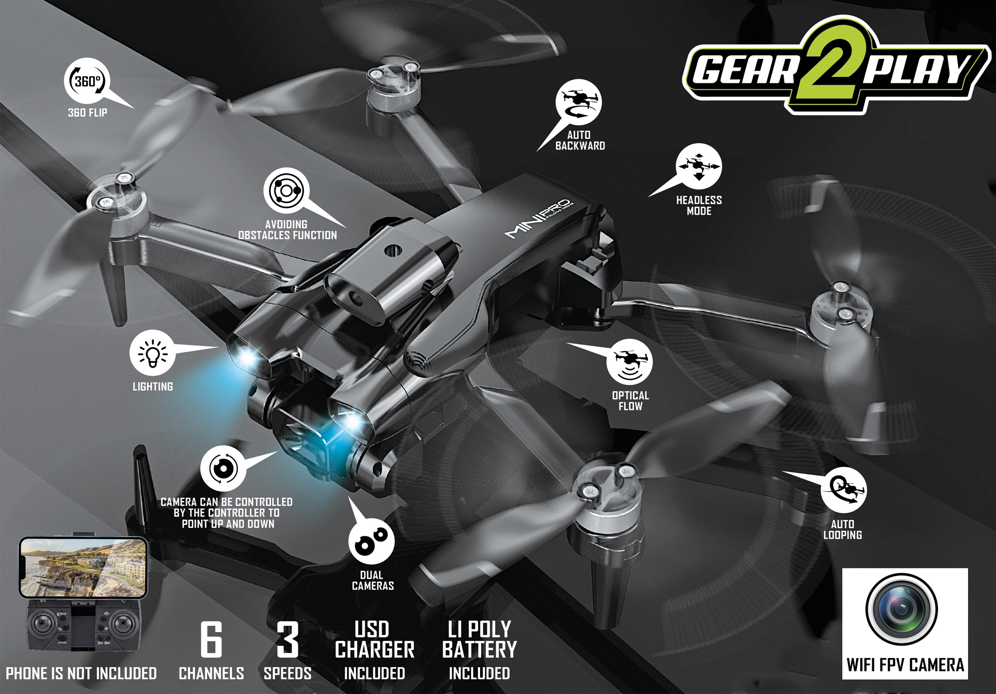 Gear2Play Pro Eagle Drone – image 4