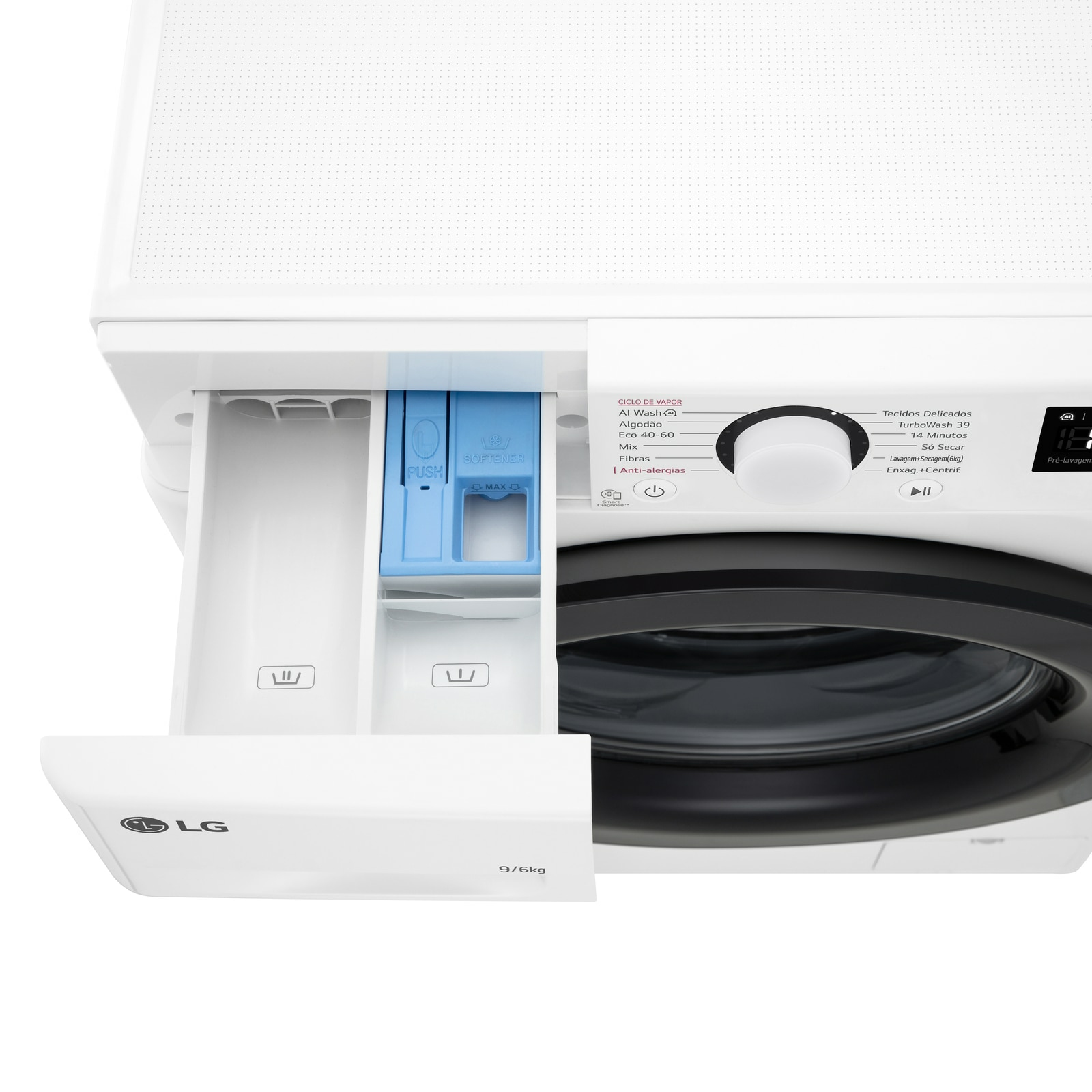 LG F4DR509S6W washer dryer Freestanding Front-load White – image 5