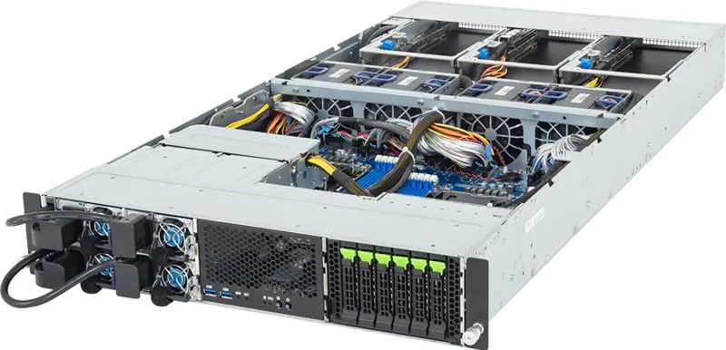 GIGABYTE XV24-AX0-AAJ1 LGA 7529 Rack (2U) Black, Steel
