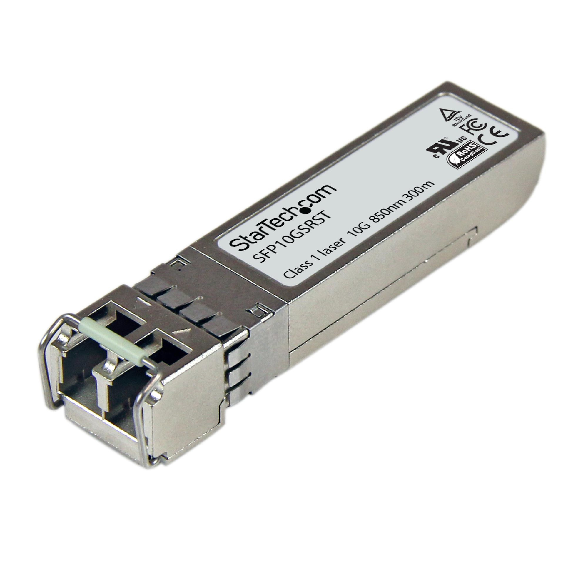 StarTech.com Cisco SFP-10G-ZR Compatible SFP+ Module - 10GBASE-ZR - 10GbE Single Mode Fiber SMF Optic Transceiver - 10GE Gigabit Ethernet SFP+ - LC 80km - 1550n – image 1