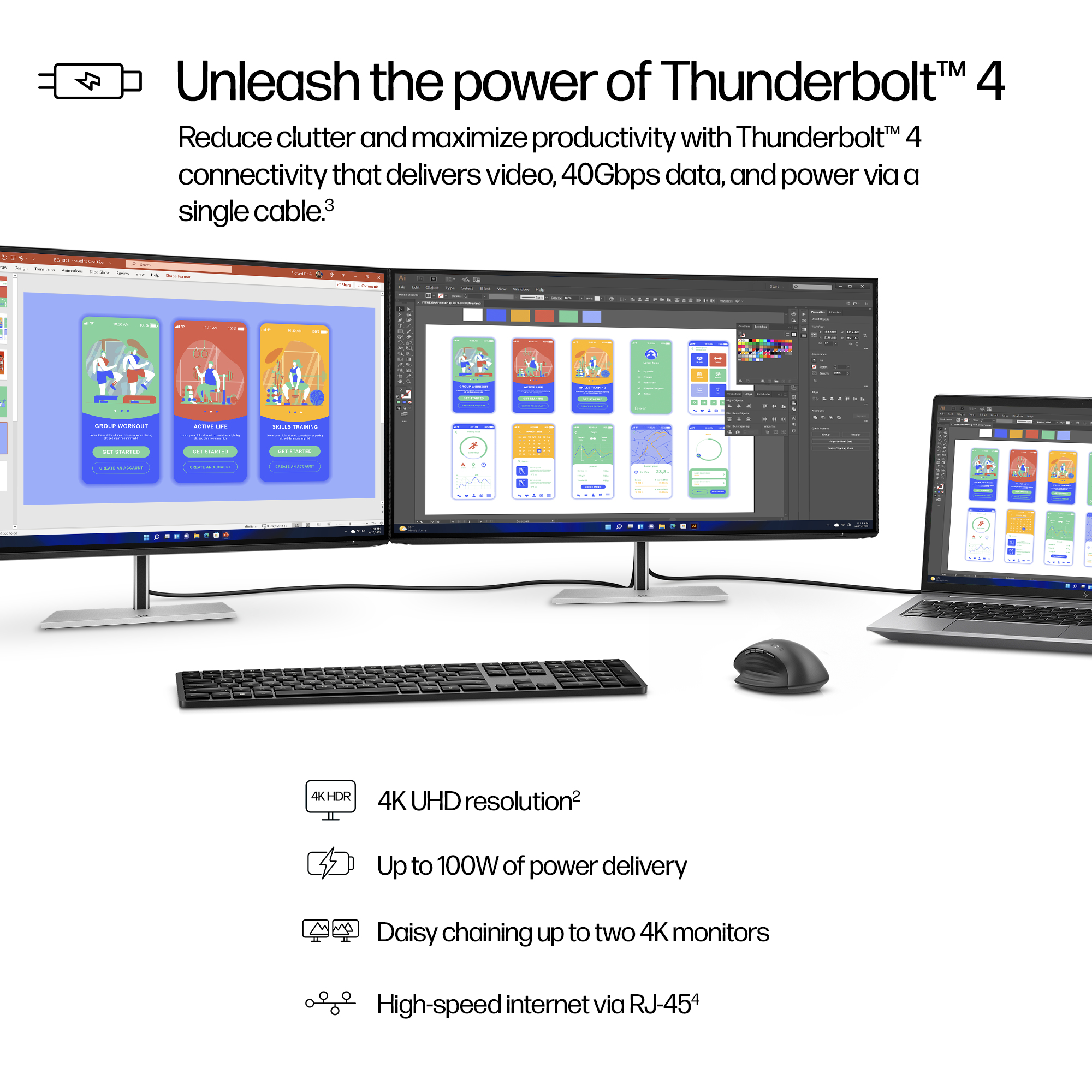 HP Series 7 Pro 31.5 inch 4K Thunderbolt 4 Monitor - 732pk – image 7
