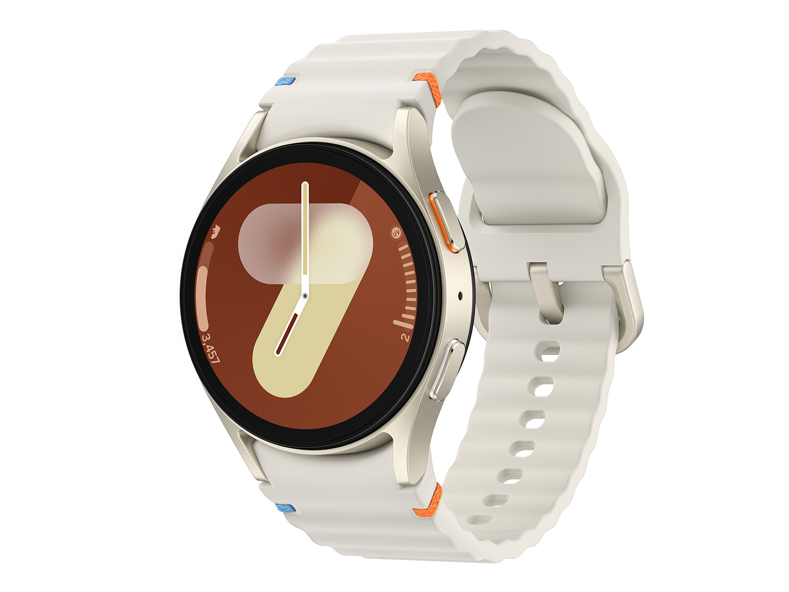 Samsung Galaxy Watch7 3.3 cm (1.3") AMOLED 40 mm Digital 432 x 432 pixels Touchscreen Cream Wi-Fi GPS (satellite)