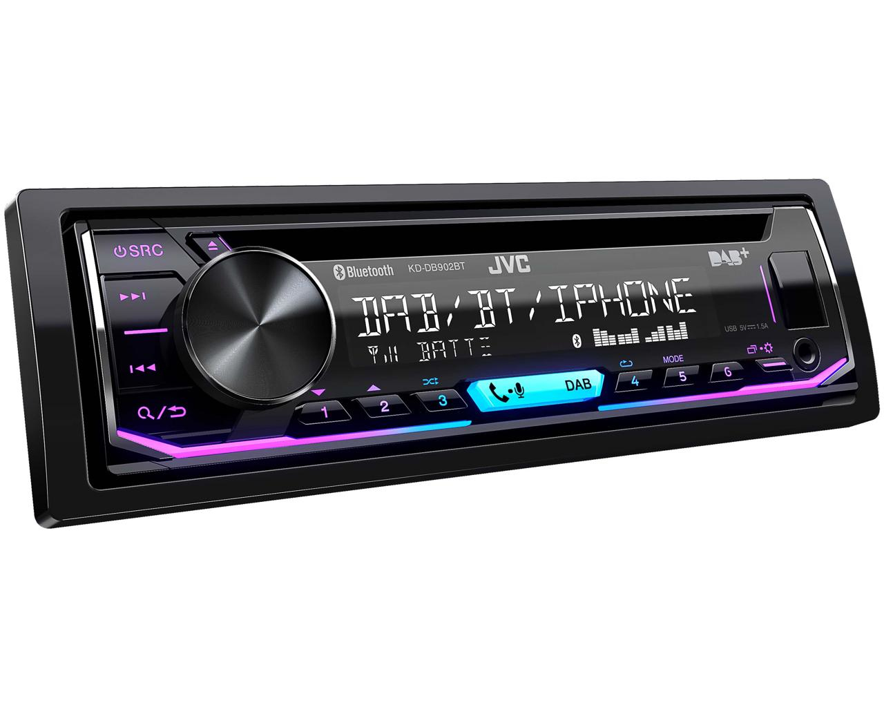 JVC KD-DB902BT 1-DIN CD Receiver – image 4