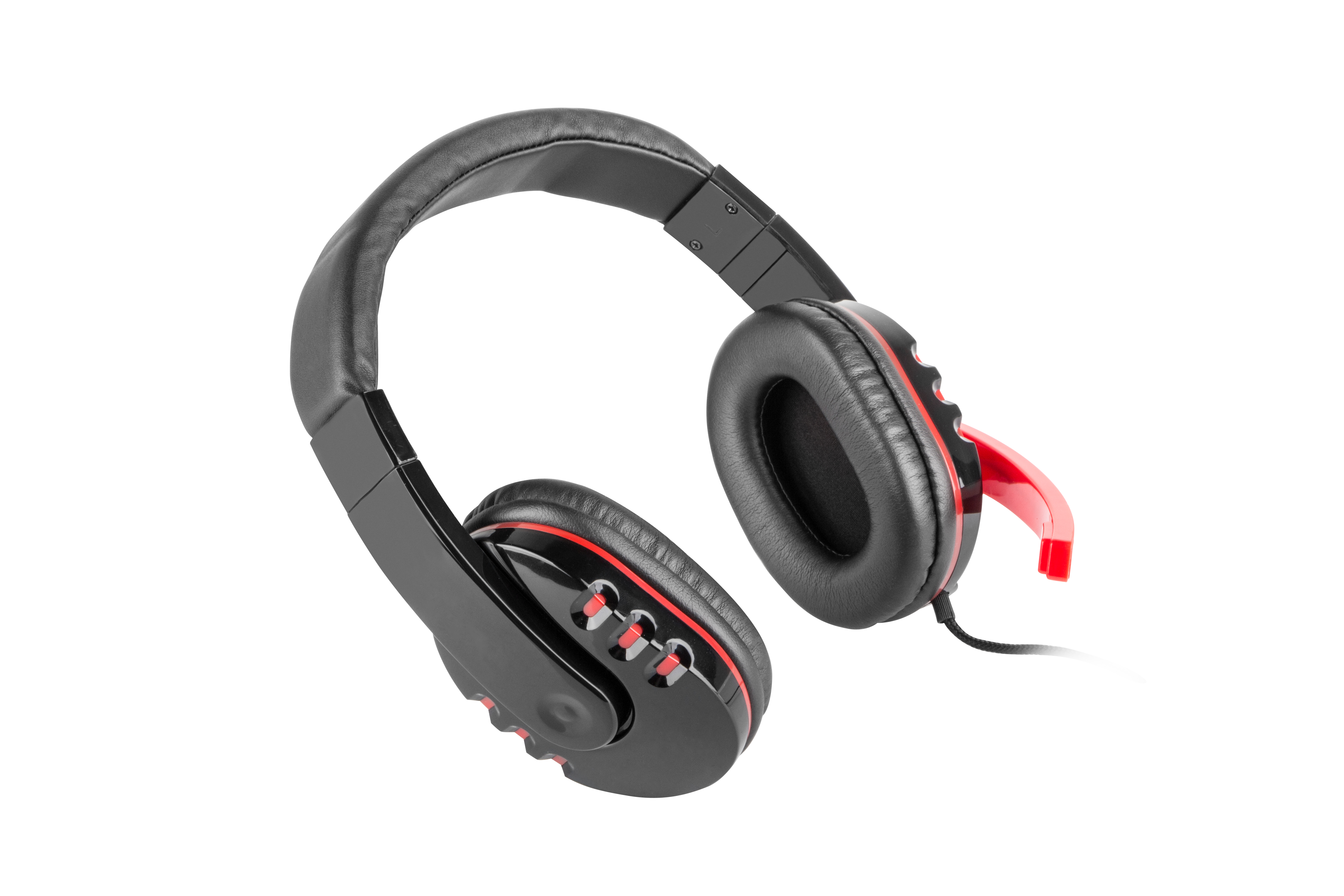 GENESIS HM12X Headset Wired Head-band Gaming Black, Red – image 2