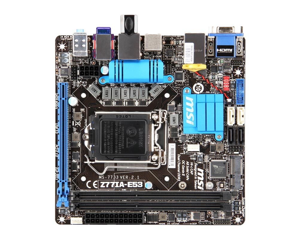 MSI Z77IA-E53 Intel Z77 LGA 1155 (Socket H2) mini ITX – image 4