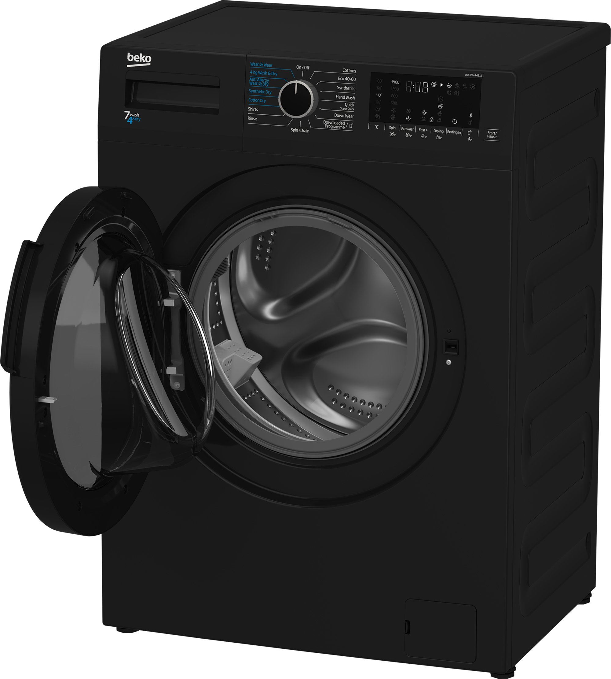 Beko WDER744421B Washer Dryer with – image 4
