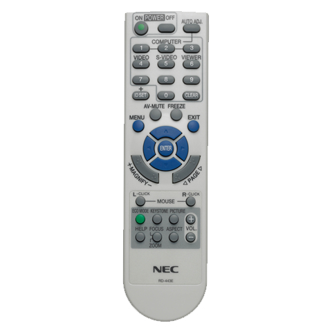 NEC RMT-PJ30 remote control Projector Press buttons