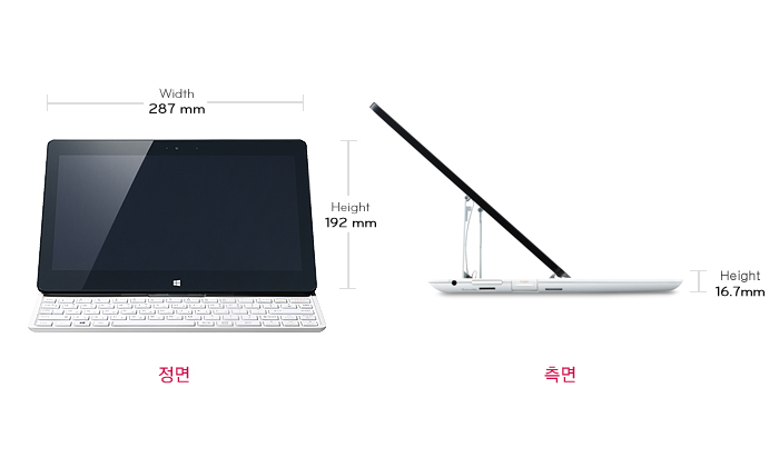 LG T series 11T740-GT30K laptop Intel® Core™ i3 i3-4005U Hybrid (2-in-1) – image 9