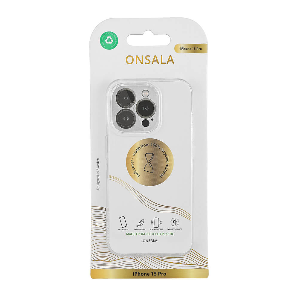 Onsala Phone Case Recycled TPU Transparent - iPhone 15 Pro – image 2