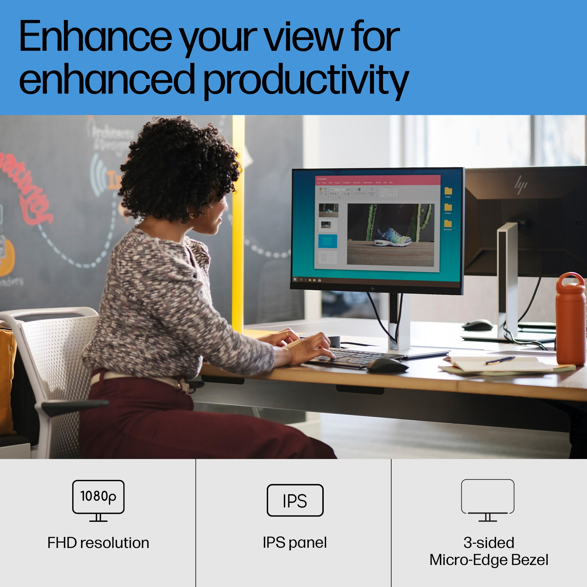 HP E24 G4 FHD Monitor – image 7