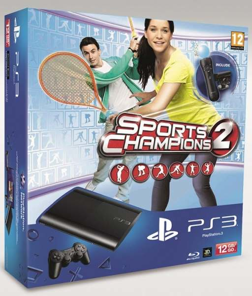 Sony Interactive Entertainment 12GB PlayStation 3 Slim: Sports Champions 2 - Bundle