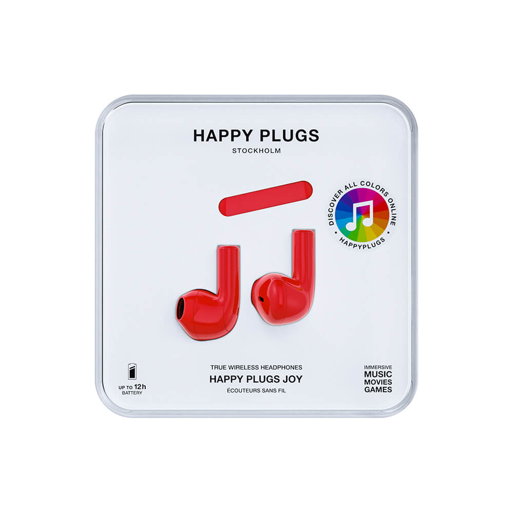 Happy Plugs JOY Headphones True Wireless Stereo (TWS) In-ear Calls/Music/Sport/Everyday Bluetooth Red image 2