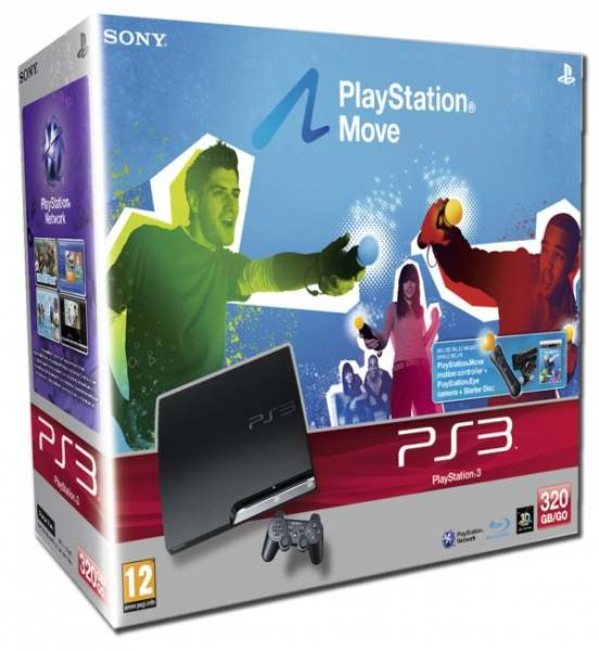 Sony Interactive Entertainment 320GB PlayStation 3 Slim + PlayStation Move