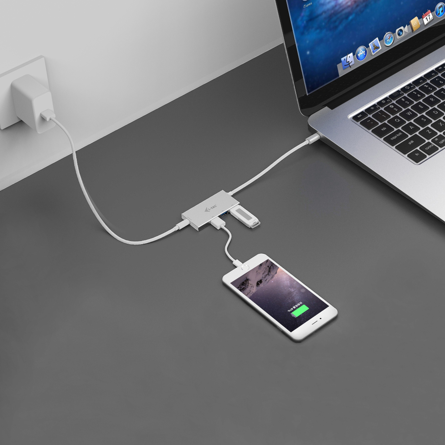 i-tec Advance USB-C HUB 3 Port + Power Delivery – image 5