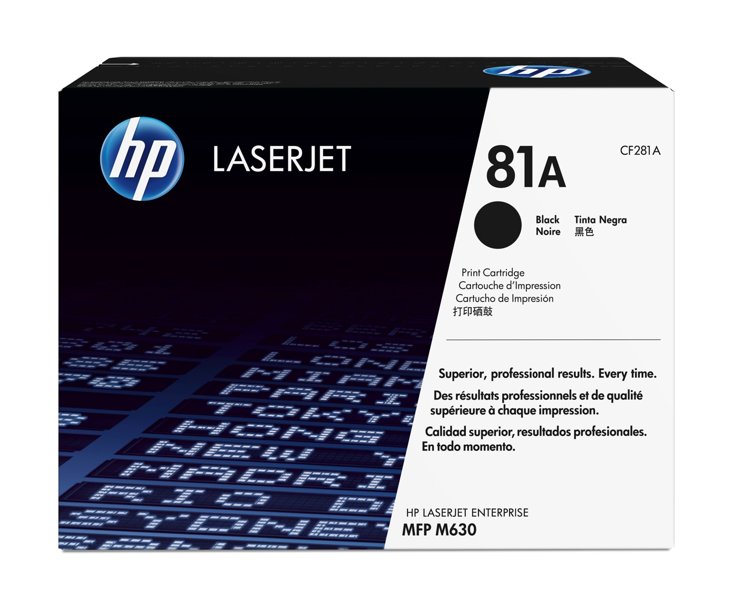 TONER CARTRIDGE 81A BLACK .