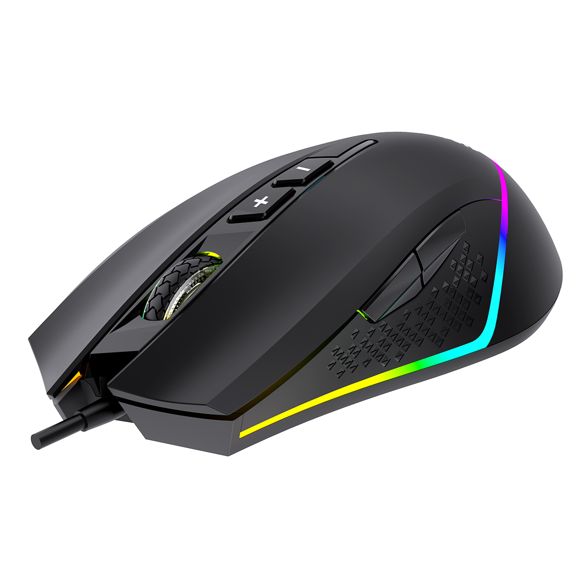 UNYKAch UK505451 ratón Juego Ambidextro USB tipo A Óptico 6400 DPI