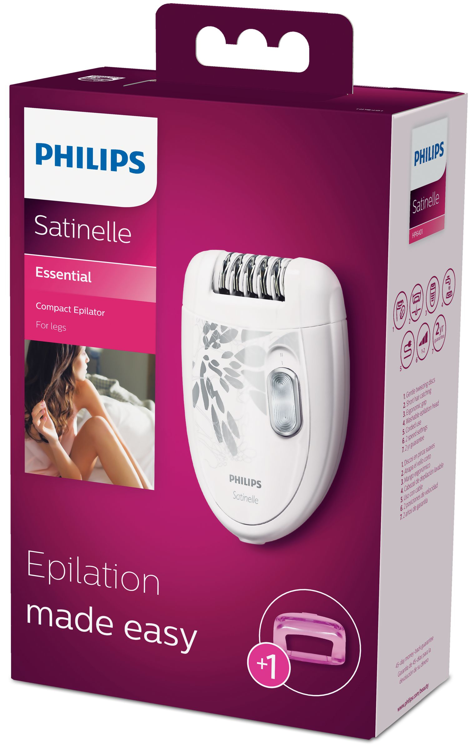 Philips Satinelle Essential Epilator HP6401/50 – image 4