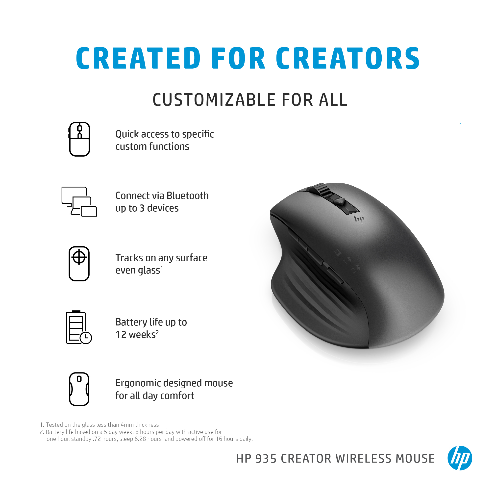 HP 935 Creator Wireless Mouse – image 7