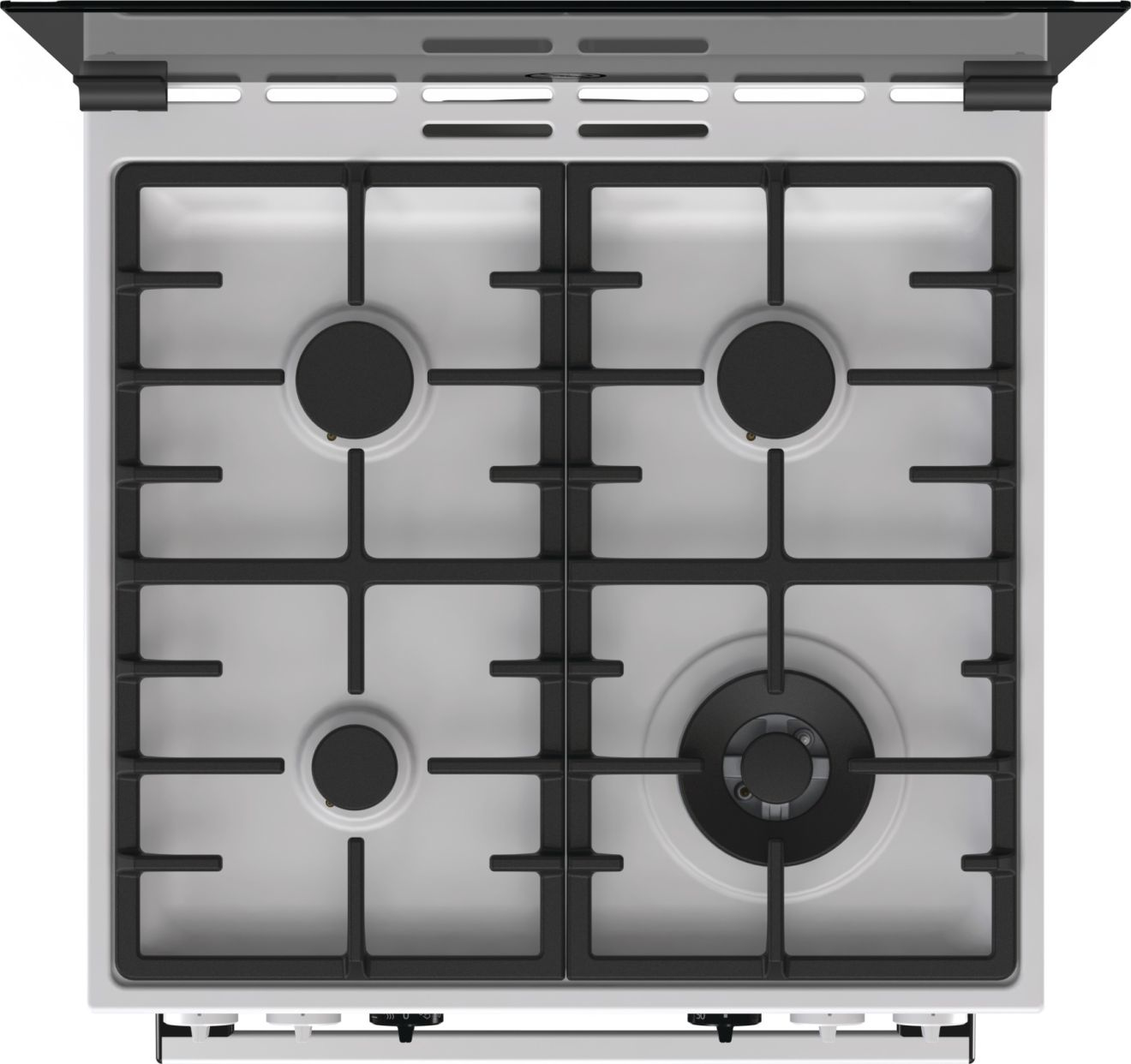 Gorenje K6352WA Freestanding cooker Electric Gas White – image 2