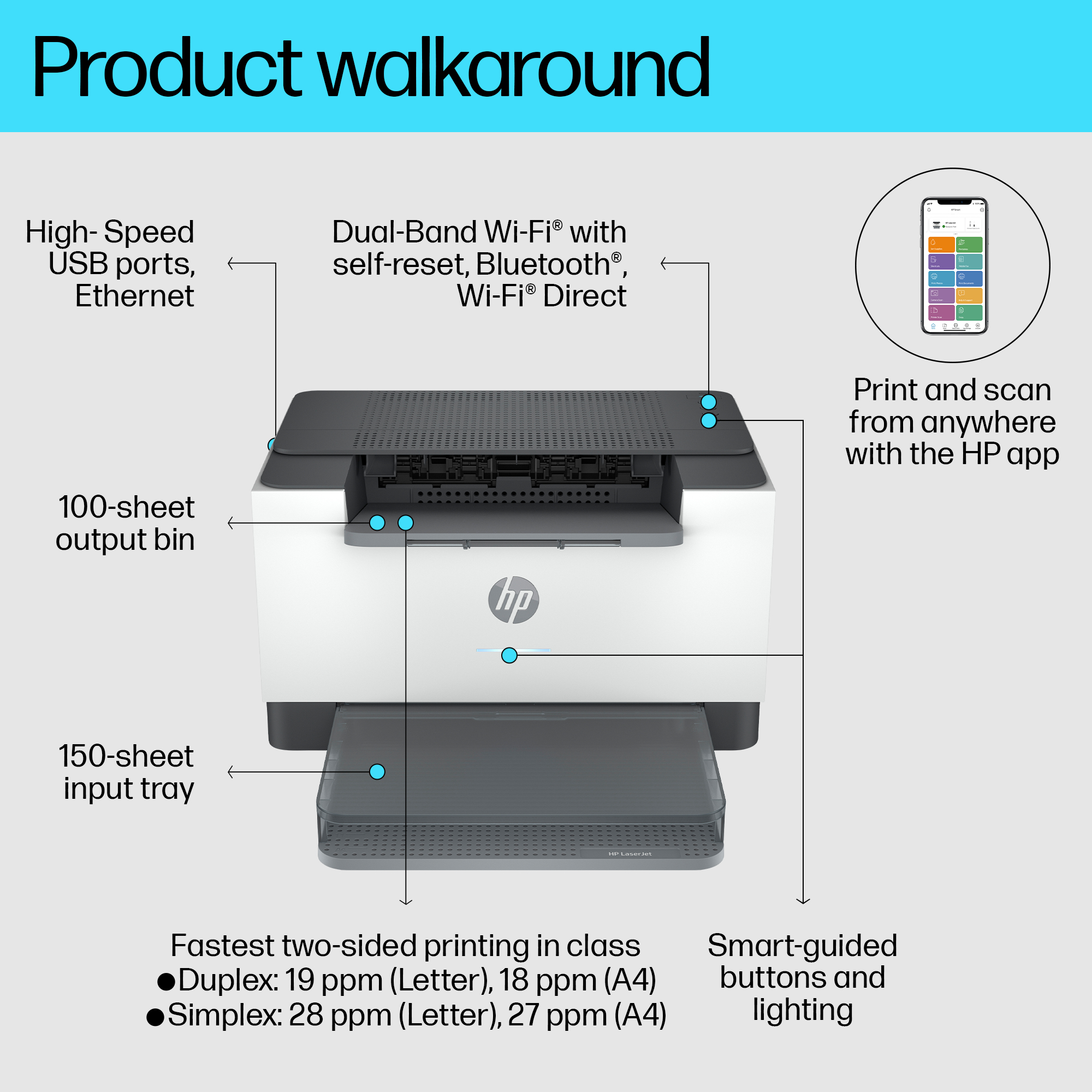 HP LaserJet M207dw Printer – image 3