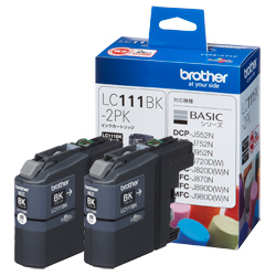 Brother LC111BK-2PK ink cartridge Original Standard Yield Black
