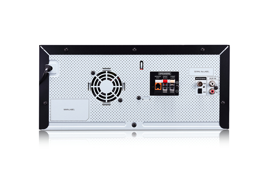 LG CJ45 home audio system Home audio mini system Black, Red – image 2
