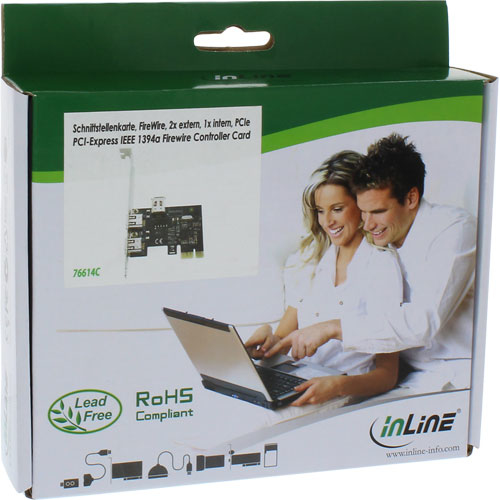 InLine 76614C interface cards/adapter Internal IEEE 1394/Firewire – image 2