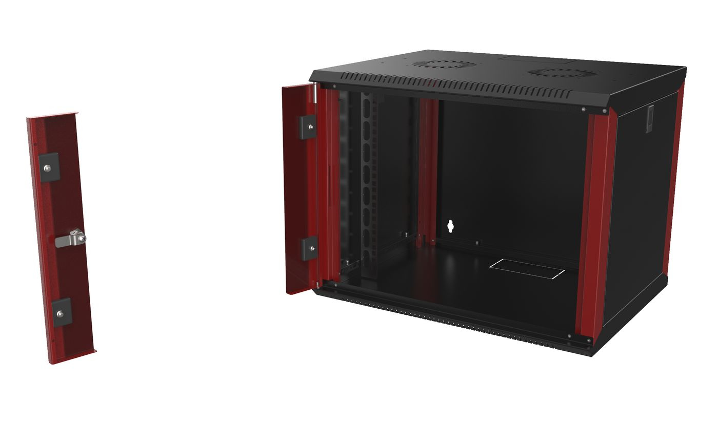 Lanview RUC09U60BR rack cabinet 9U Wall mounted rack – image 2