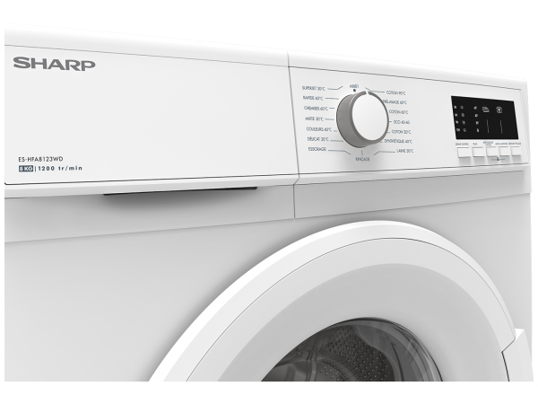 Sharp ES-HFA8123WD-FR washing machine Front-load – image 3