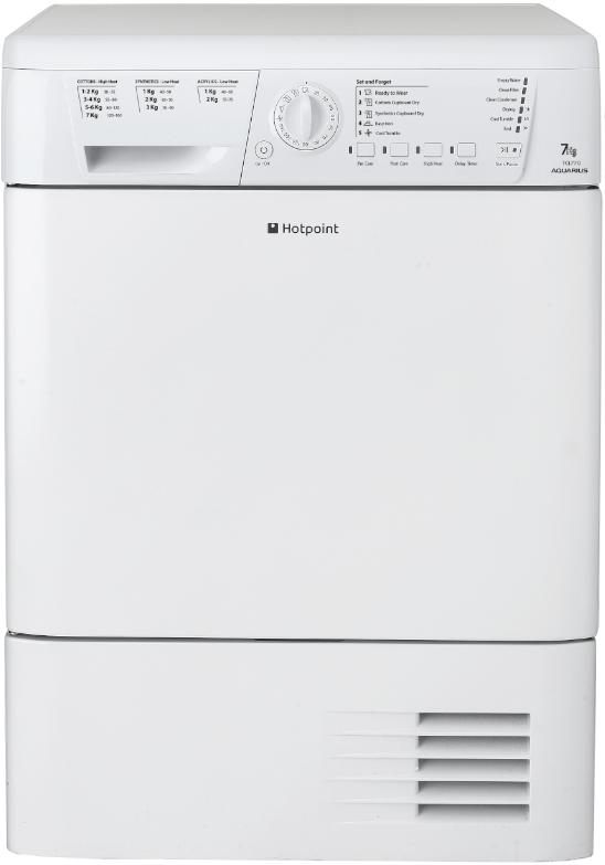 Hotpoint TCL770P tumble dryer Freestanding Front-load