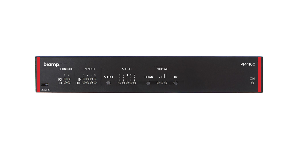Biamp Commercial Audio PM4100 2.0 canali Resa/fase Nero