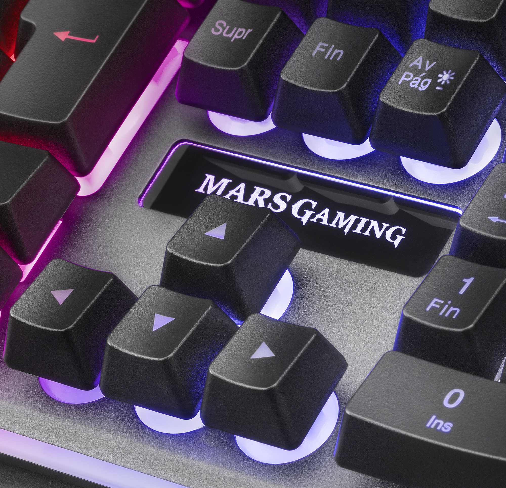 Mars Gaming MK220PT Gaming Keyboard H-Mech FRGB Rainbow and Halo Antighosting Portuguese Language – image 6