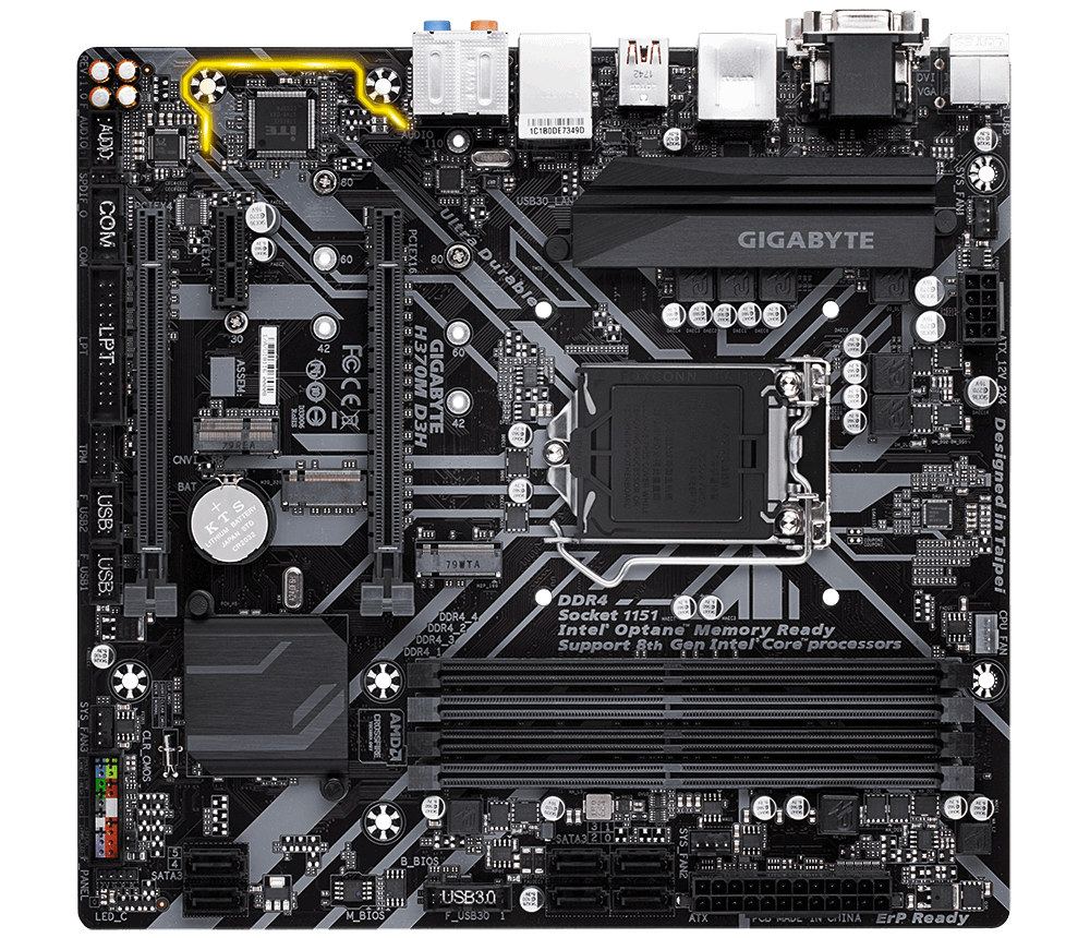 GIGABYTE H370M D3H – image 5