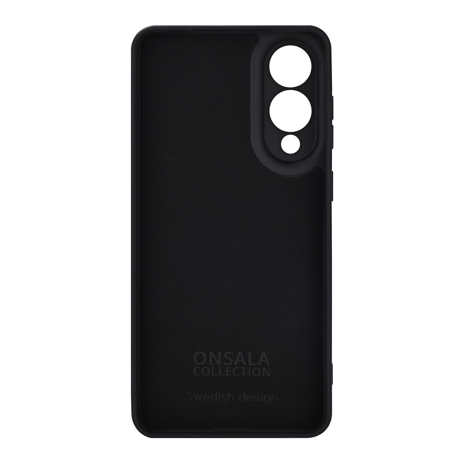 Onsala Phone Case Samsung S25 Edge Back Silicone Touch Recycled Black – image 3