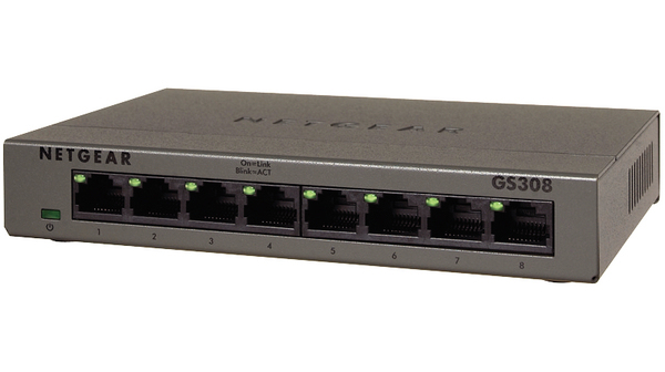 NETGEAR GS308 Unmanaged Gigabit Ethernet (10/100/1000) Grey – image 2