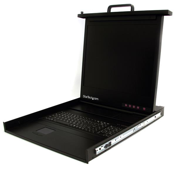 StarTech.com 1U 19" Rackmount LCD Console – USB – Value Series
