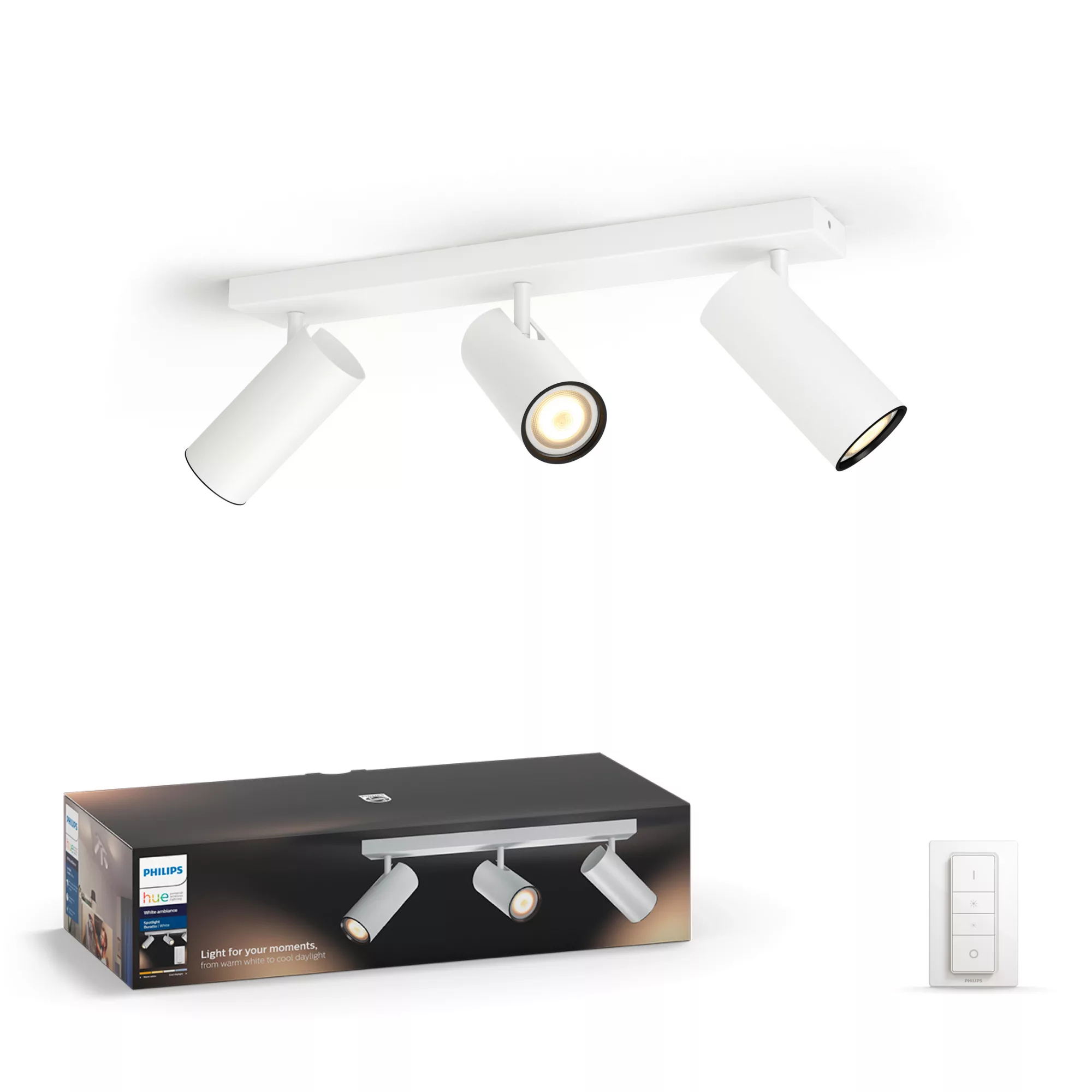 Philips by Signify Philips Hue White ambience Buratto triple spotlight