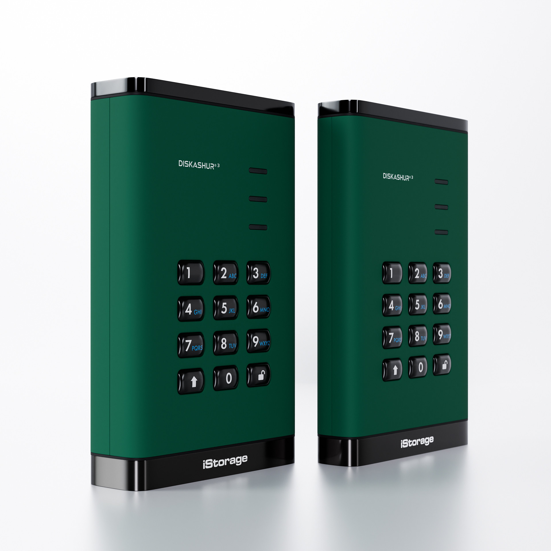 iStorage diskAshur³ HDD 500GB Green | Secure Portable Hard Drive | FIPS 140-3 Level 3 Complaint |Common Criteria EAL 5+ | PIN protected | AES-XTS 256-bit hardware encryption | GDPR, TAA Compliant | Dust/Water Resistant | image 6