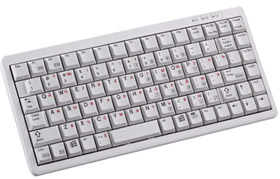 Cherry Compact keyboard USB, PS/2 Light Grey, (US)