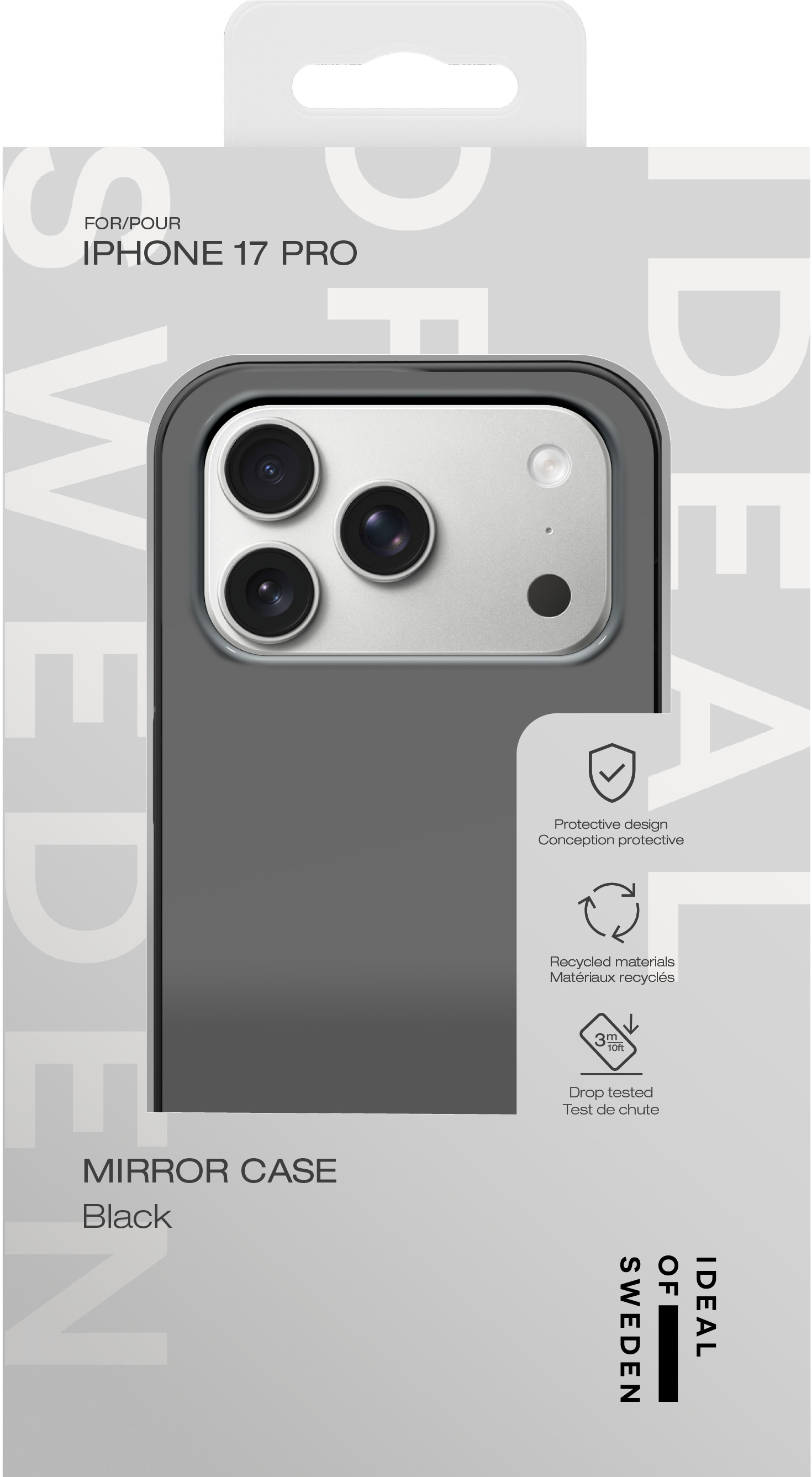 iDeal of Sweden Mirror Case iPhone 17 Pro Mirror Black – image 6