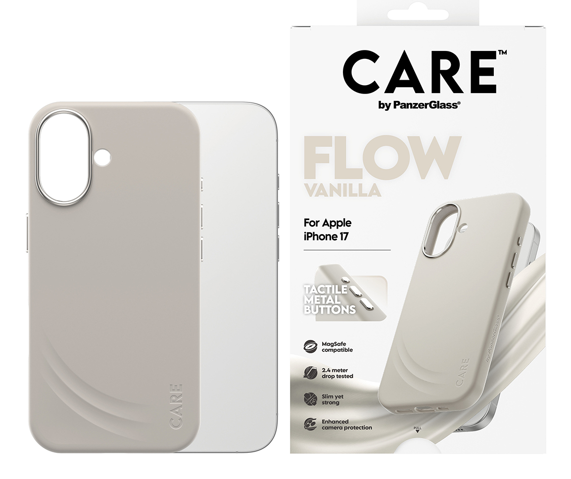 PanzerGlass CARE™ by PanzerGlass® Flow Case Vanilla w. MagSafe iPhone 17 – image 2