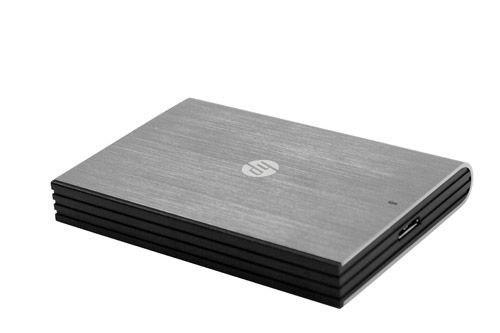 HP Aluminum external hard drive