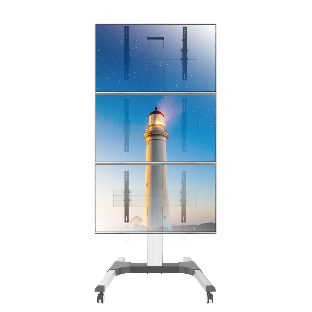 Techly Floor Stand for 3 LCD/LED TVs 32-55" for Video Wall – image 6