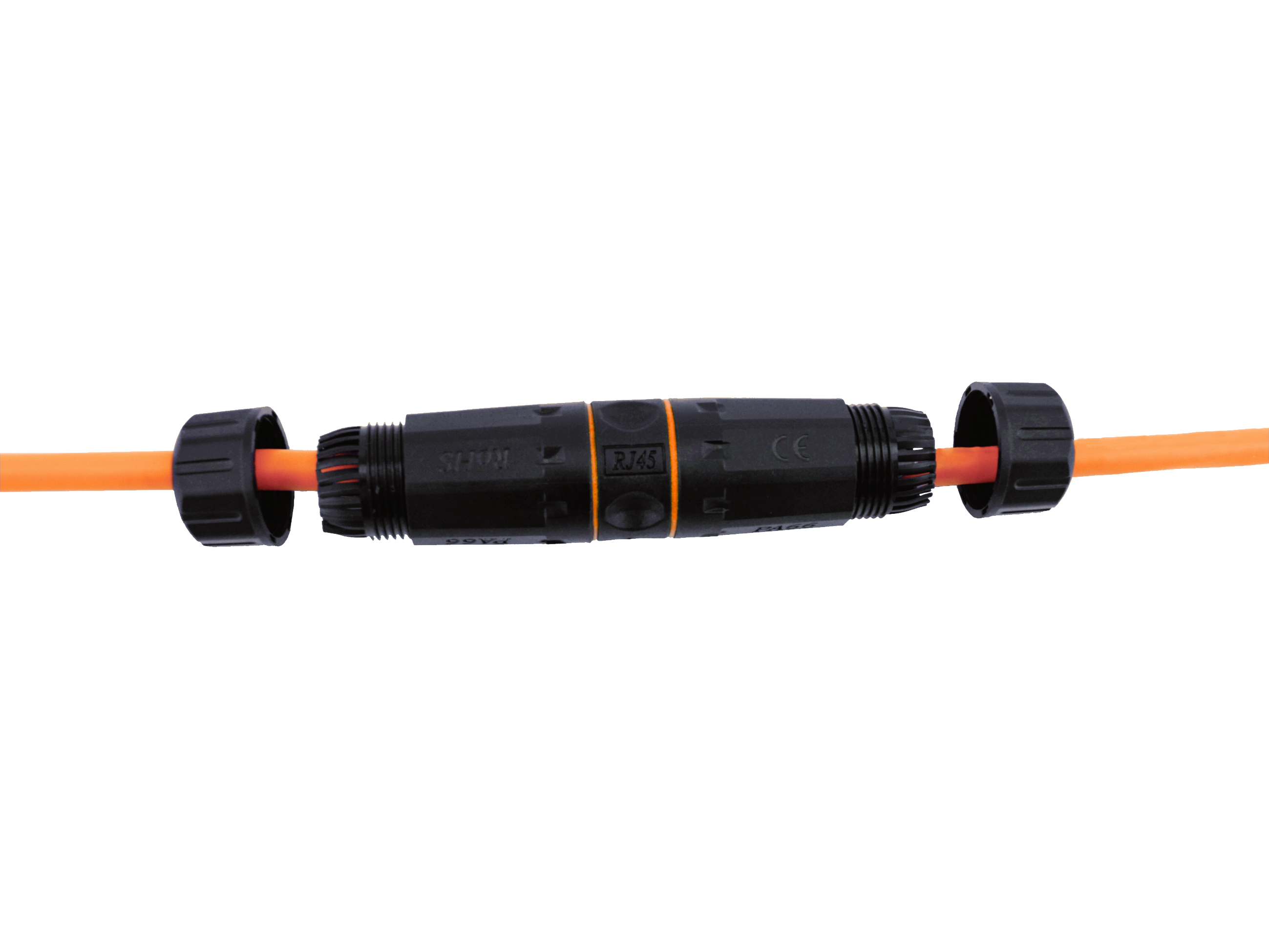 Cat.6 Outdoor RJ45 Inline-Koppler